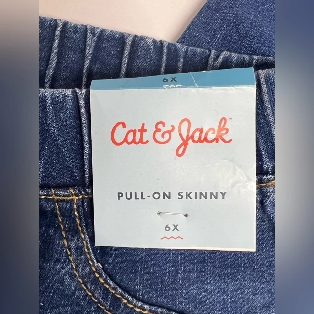 Cat & Jack - Girls Pull On Skinny Jeans 6X